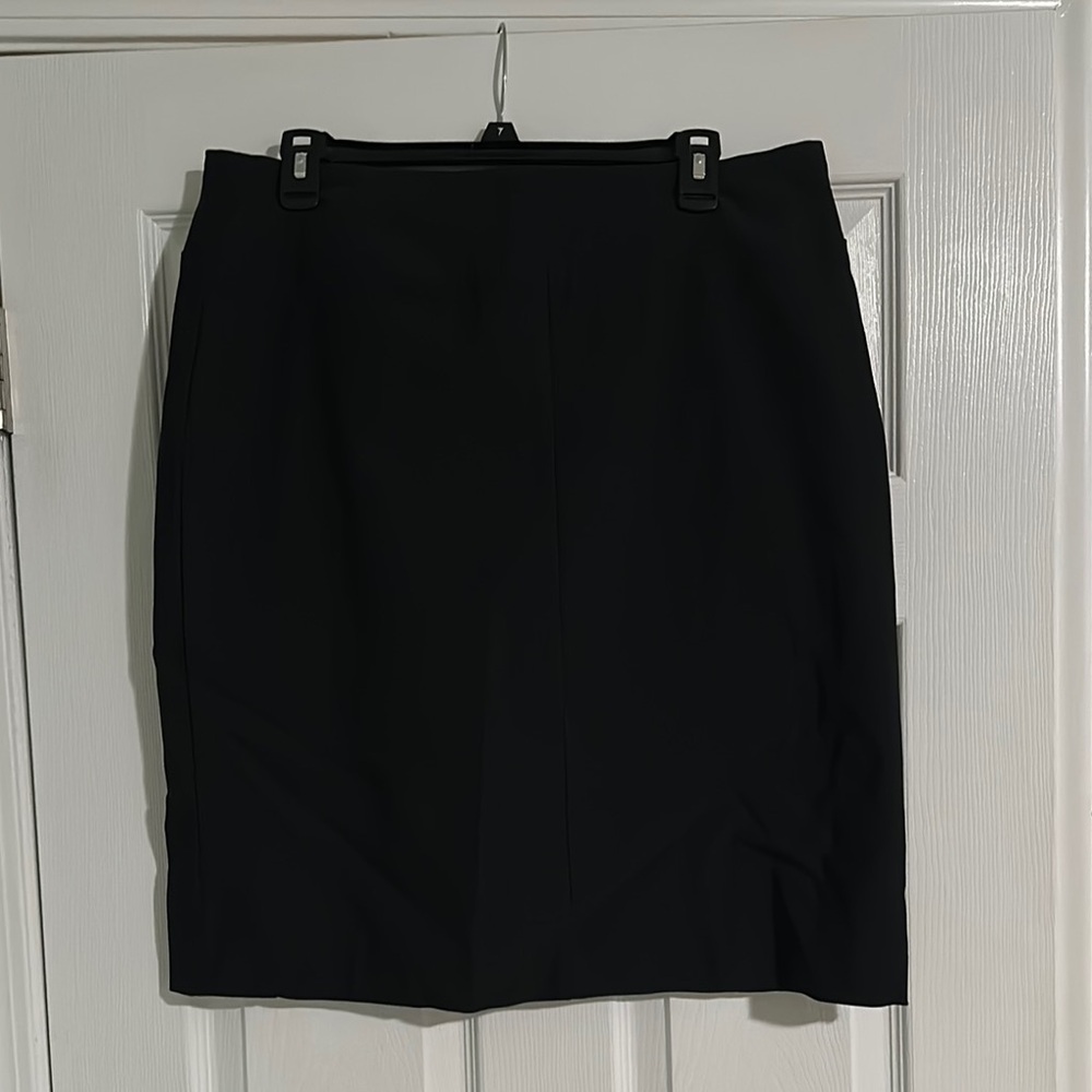 Chadwicks Black Pencil Skirt Knee-Length Work